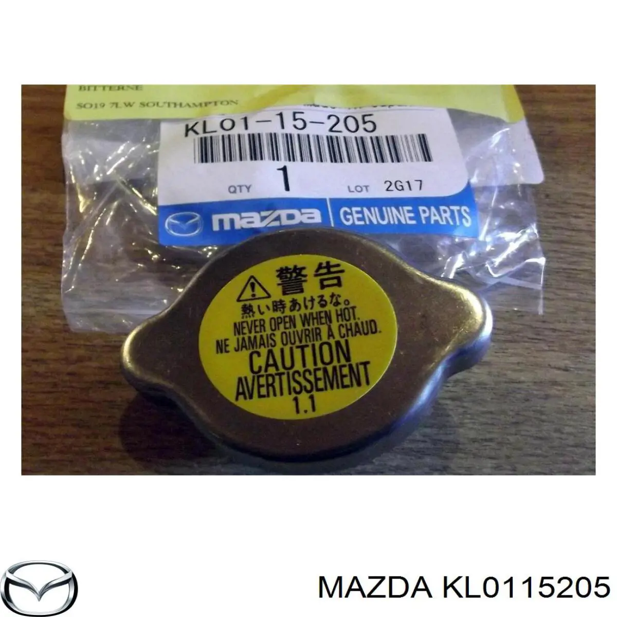 KL0115205 Mazda tapa radiador