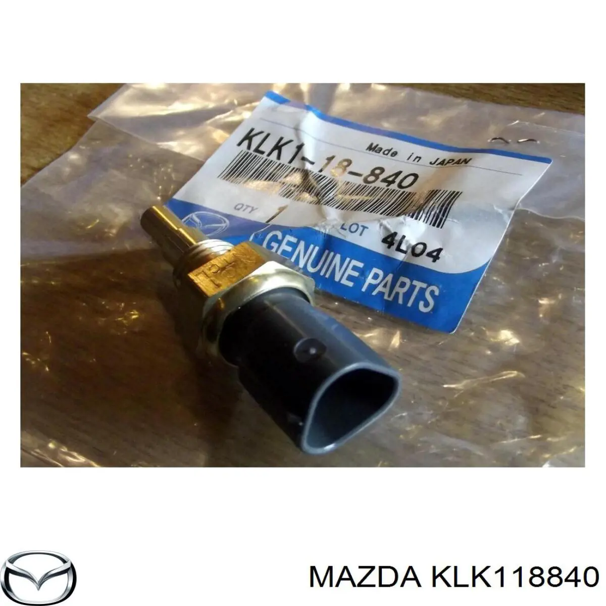KLK118840 Mazda sensor, temperatura del refrigerante (encendido el ventilador del radiador)