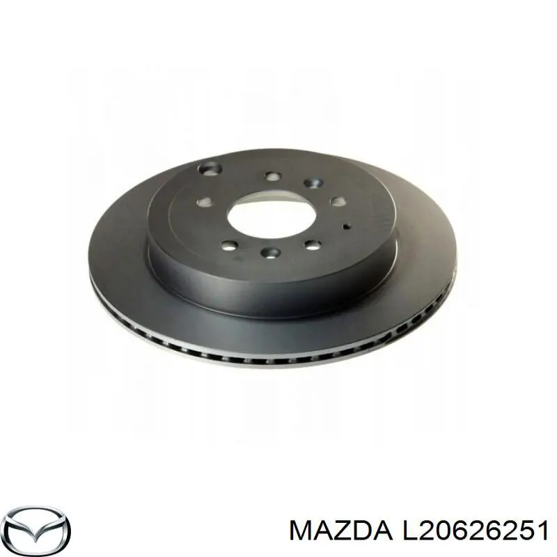 L20626251 Mazda disco de freno trasero