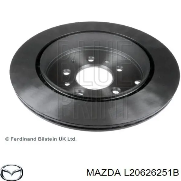 Disco de freno trasero Mazda L20626251B precio, desde 65,57 EUR