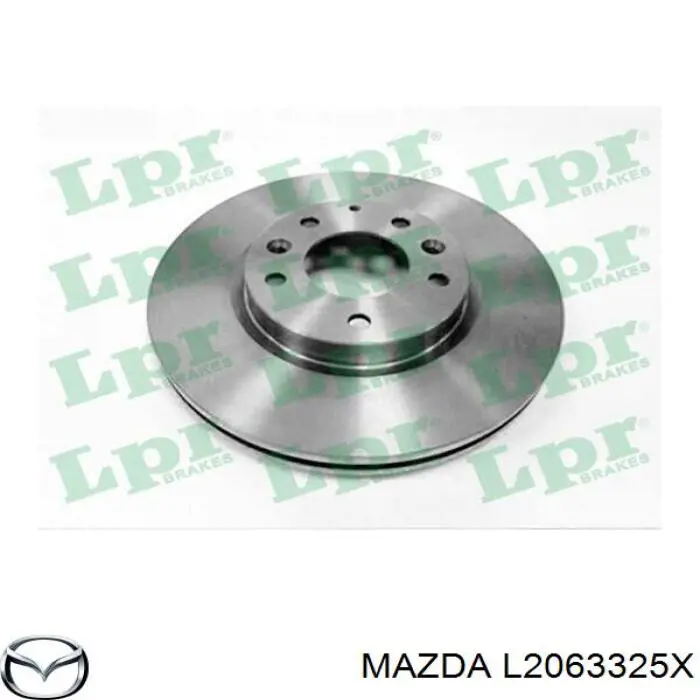 Disco de freno delantero Mazda L2063325X
