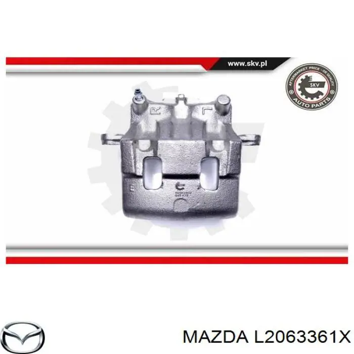 Comprar L2063361X Mazda Pinza de freno delantera derecha