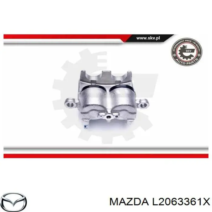 Pinza de freno delantera derecha Mazda L2063361X precio, desde 66,11 EUR