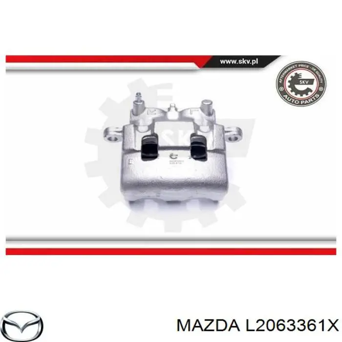 L23233980B Mazda pinza de freno delantera derecha