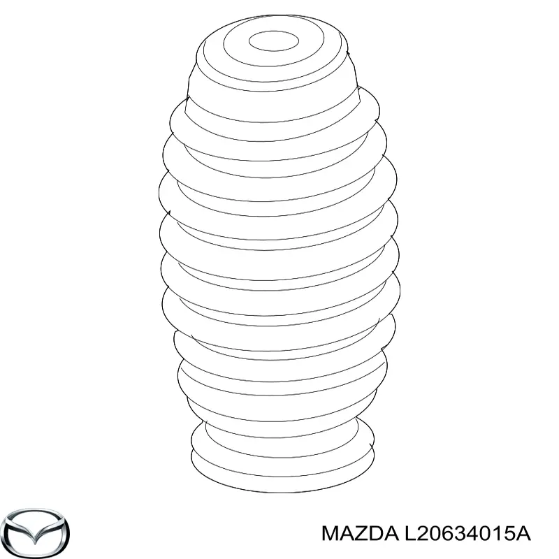 Comprar L20634015A Mazda Fuelle, amortiguador delantero