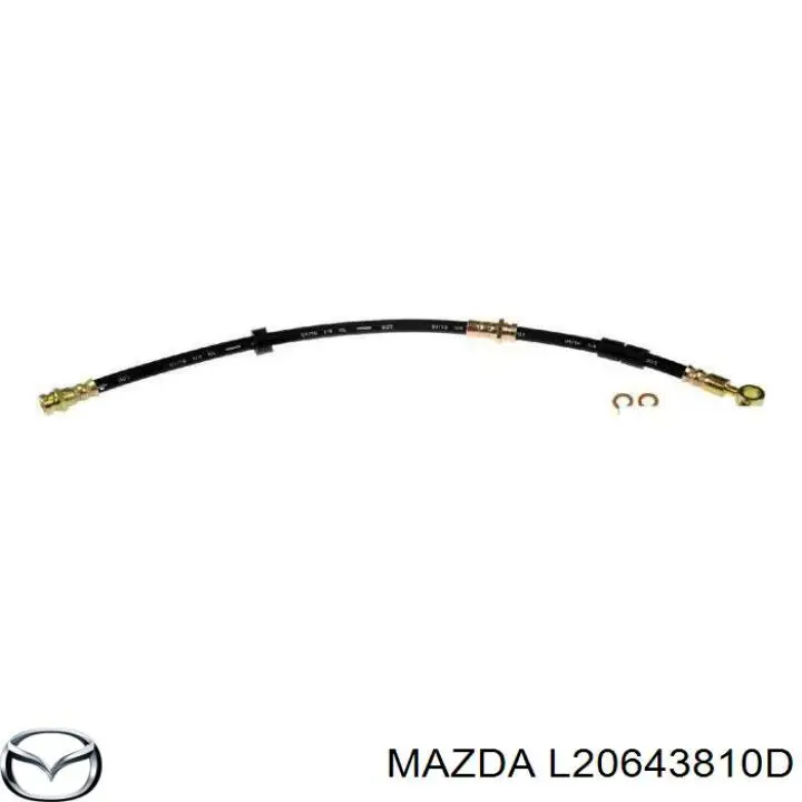 Tubo flexible de frenos trasero derecho para Mazda CX-9 