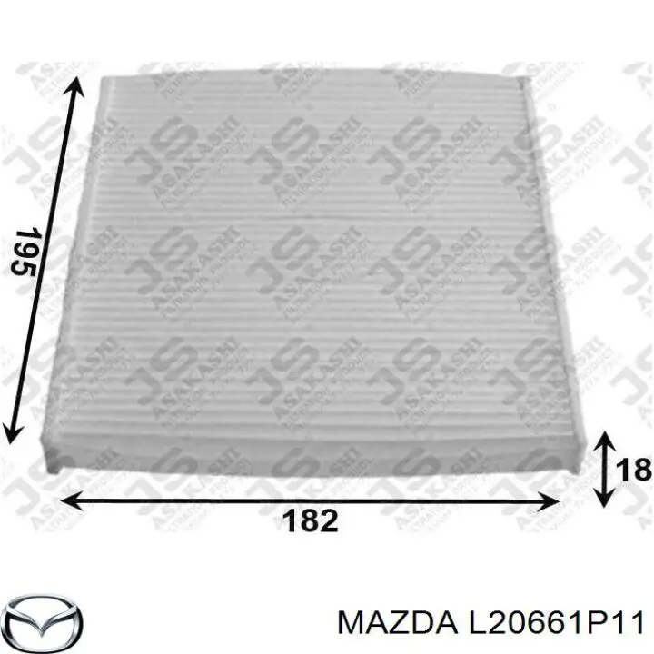 Filtro habitáculo Mazda CX-9 SPORT 