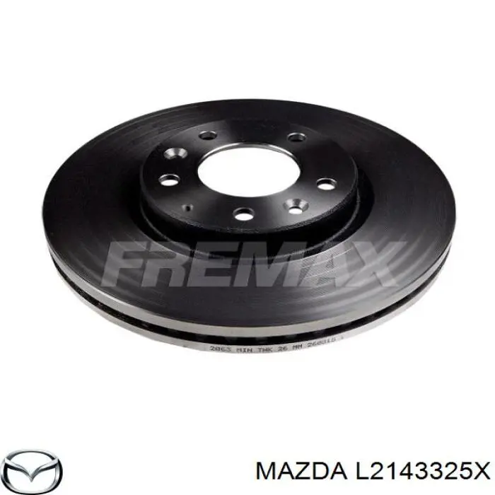 L2143325X Mazda disco de freno delantero