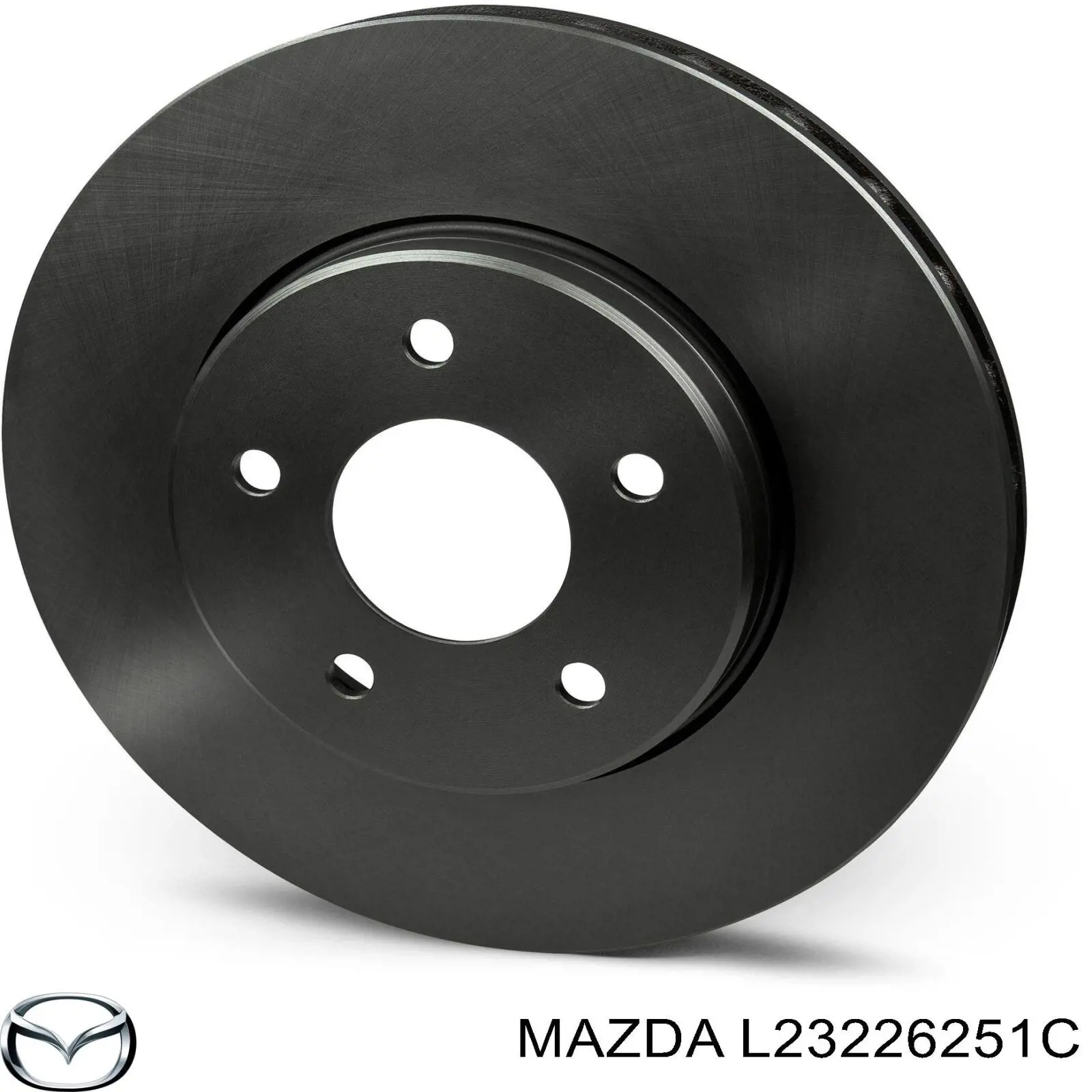 L23226251C Mazda disco de freno trasero