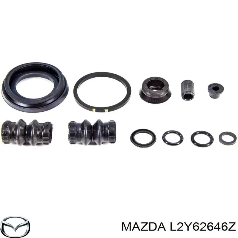 L2Y62646Z Mazda juego de reparación, pinza de freno trasero
