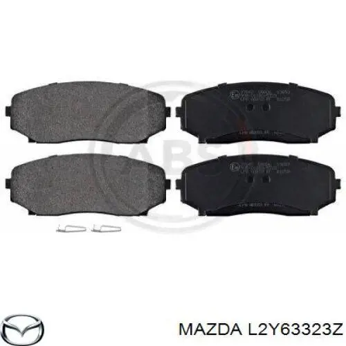 L2Y63323Z Mazda pastillas de freno delanteras