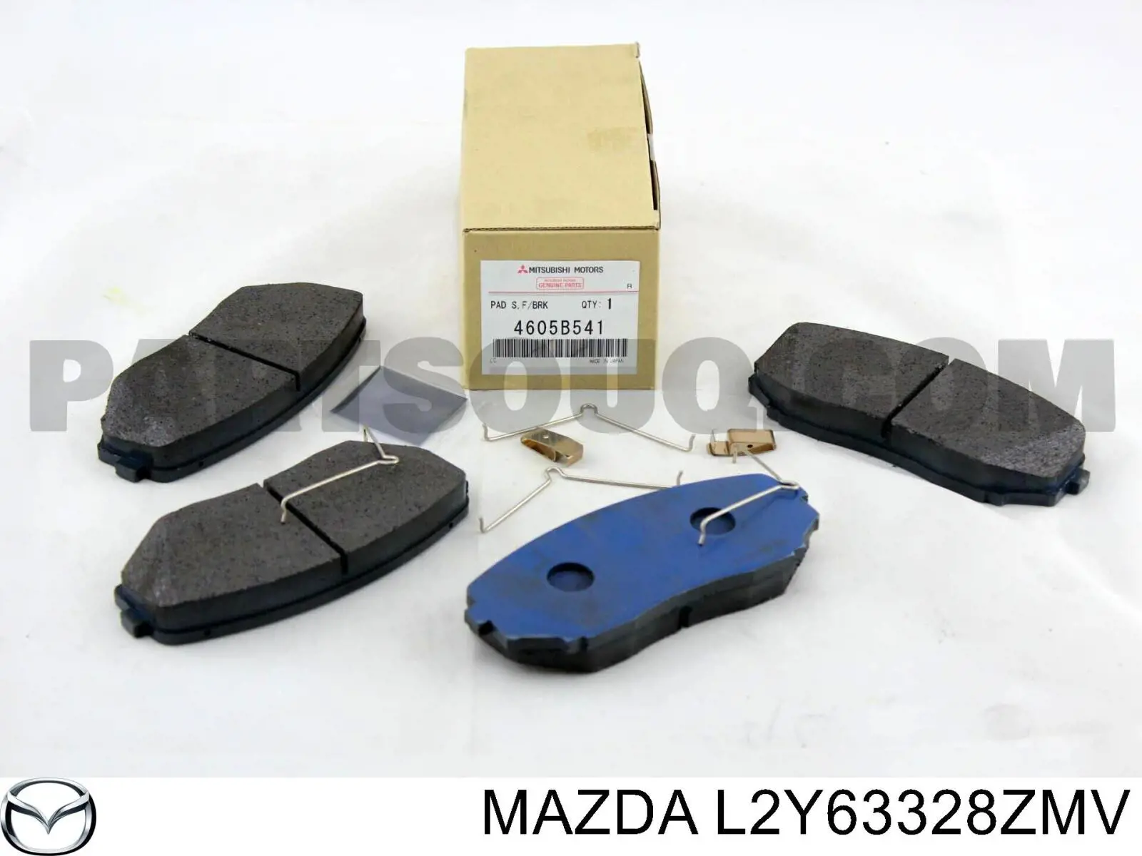 L2Y63328ZMV Mazda pastillas de freno delanteras