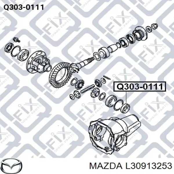 Junta anular, inyector para Mazda 5 (CR)