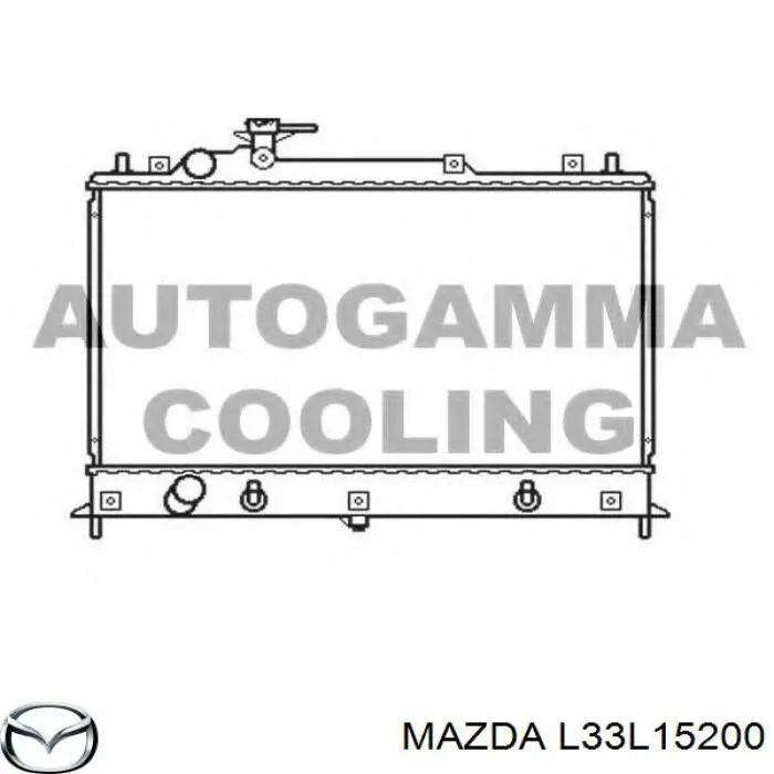 Comprar L33L15200 Mazda Radiador de auto