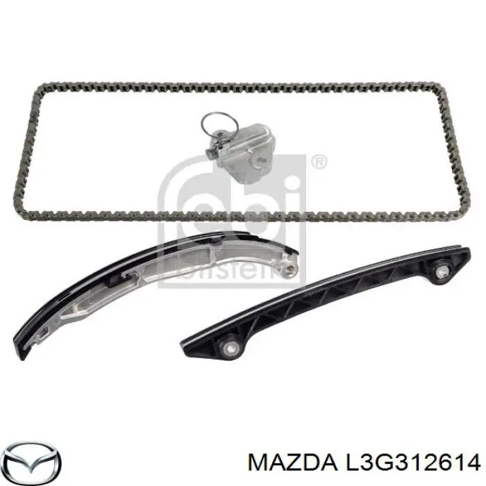Carril de deslizamiento, cadena de distribución izquierdo para Mazda CX-7 (ER)