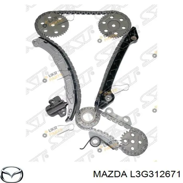 L3G312671 Mazda zapata cadena de distribuicion