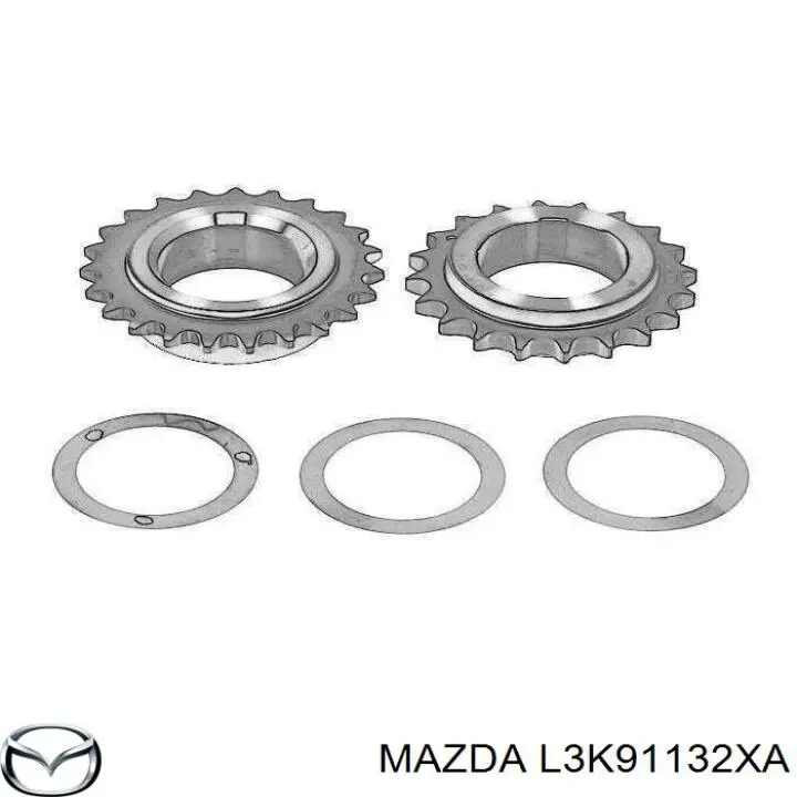 L3K91132XA Mazda rueda dentada, cigüeñal