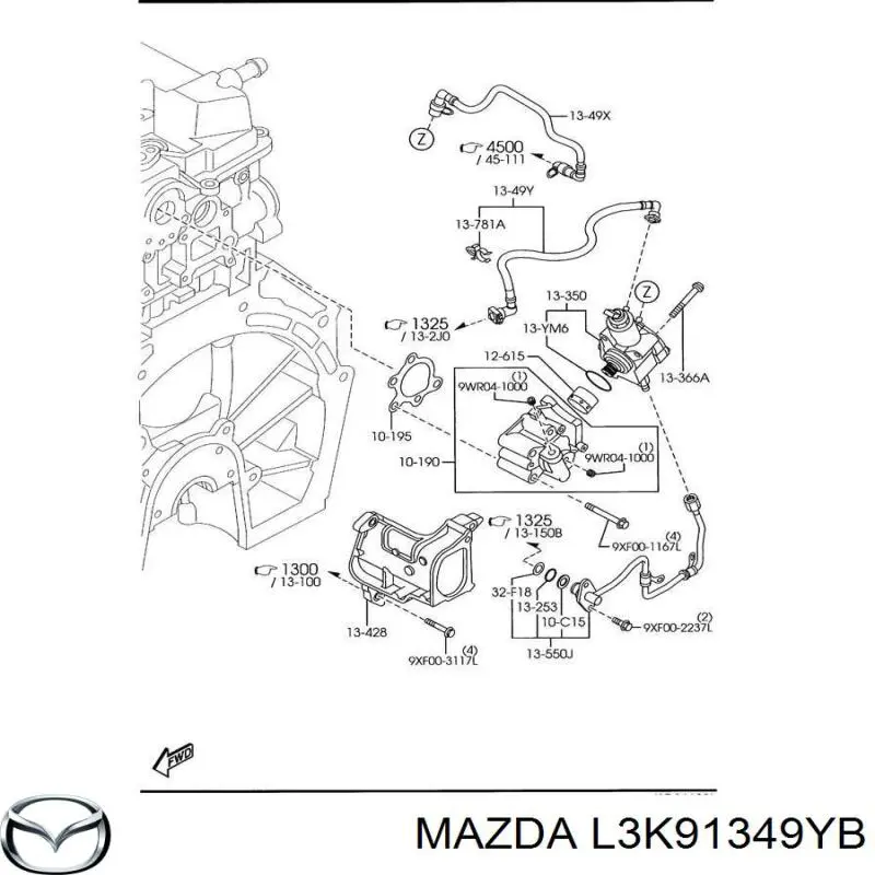  Mazda L3K91349YB precio, desde 99,74 EUR