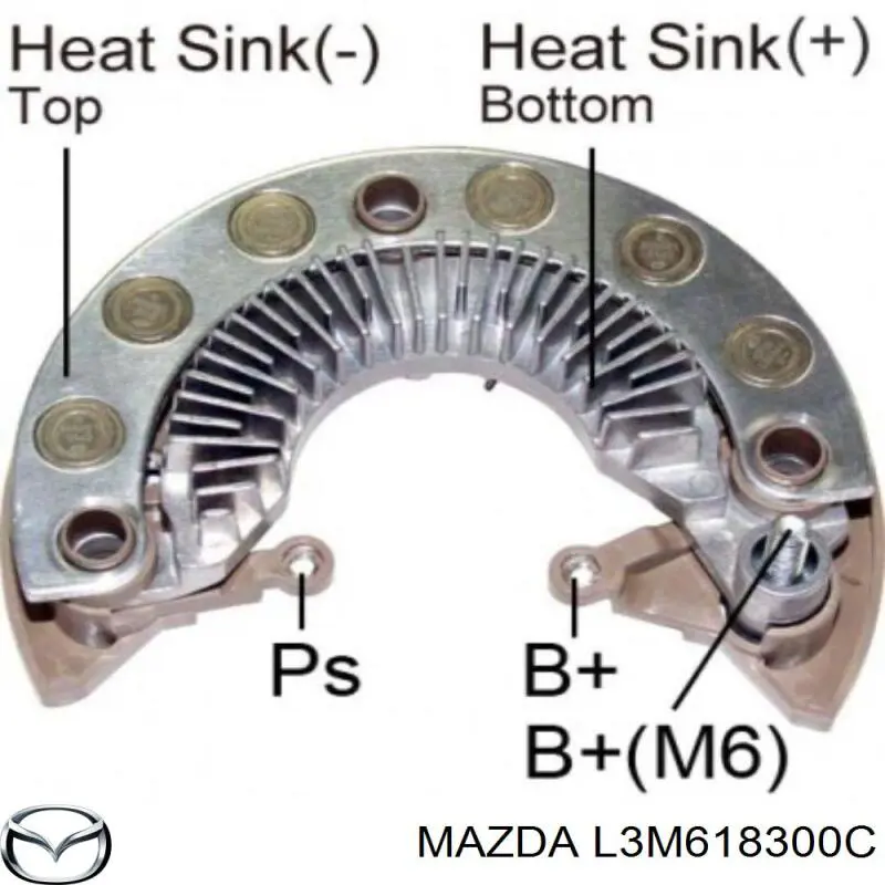 L3M618300C Mazda alternador