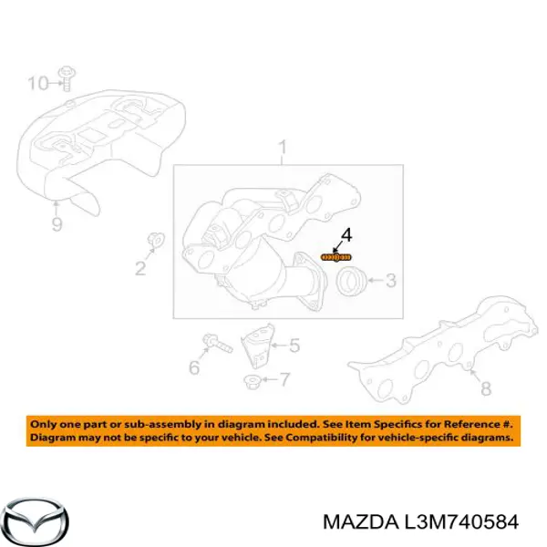  Mazda L3M740584 precio, desde 7,02 EUR