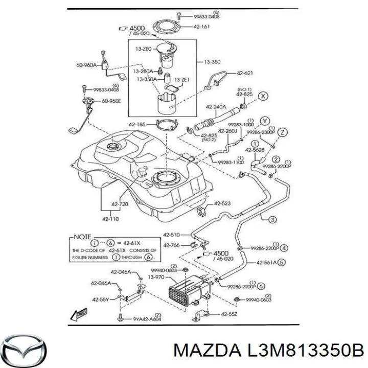 Elemento de turbina de la bomba de combustible Mazda L3M813350B precio, desde 74,90 EUR