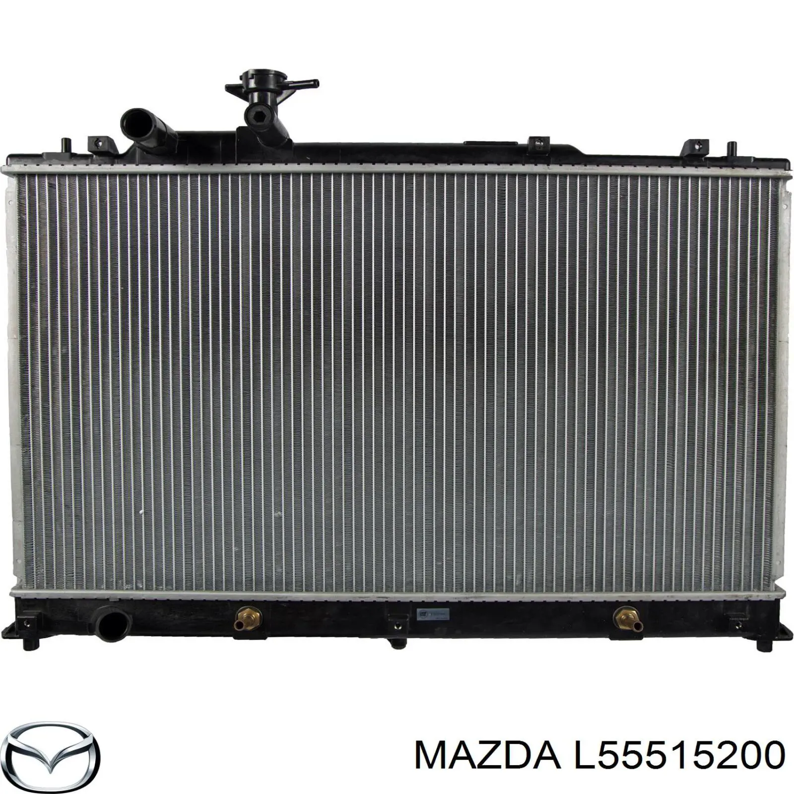 L55515200 Mazda radiador refrigeración del motor