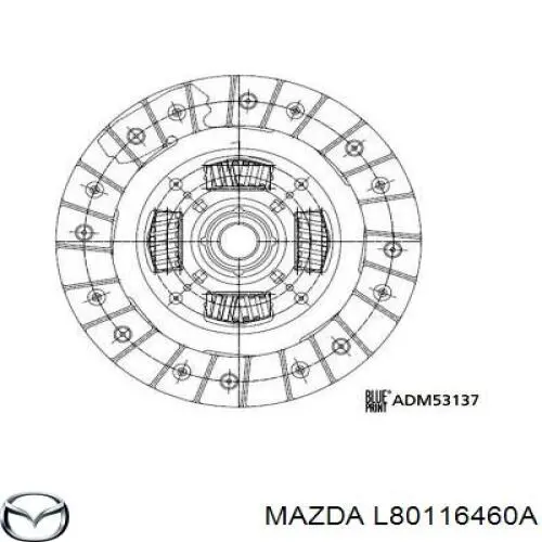 Disco de embrague Mazda L80116460A precio, desde 82,37 EUR