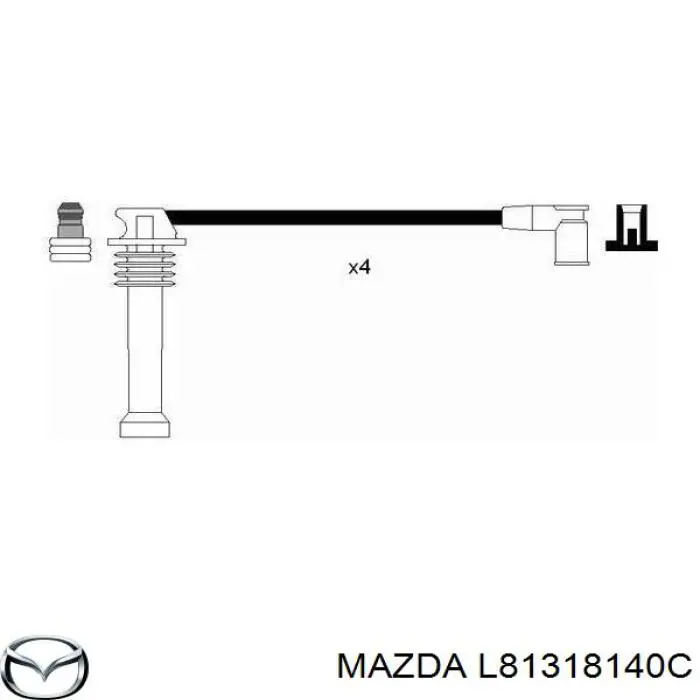 Comprar L81318140C Mazda Cable de bujía