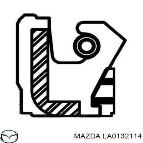 LA0132114 Mazda cremallera de direccion / sello de aceite del engranaje (ver tamaños)