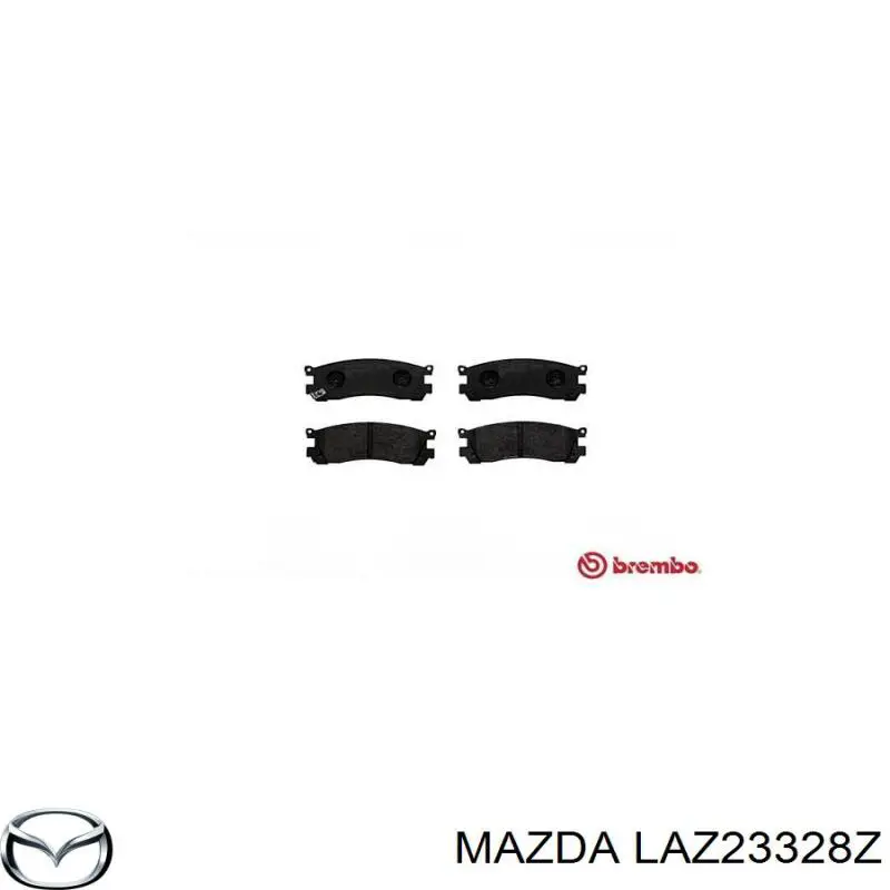 LAZ23328Z Mazda pastillas de freno traseras