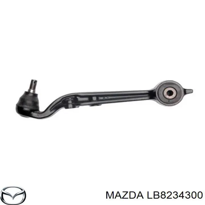 LB8234300 Mazda barra oscilante, suspensión de ruedas delantera, inferior izquierda/derecha