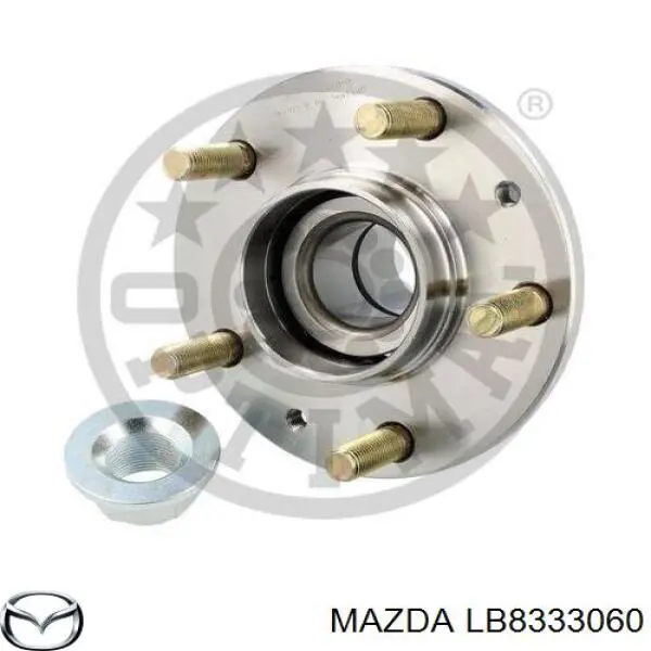 LB8333060 Mazda cubo de rueda trasero