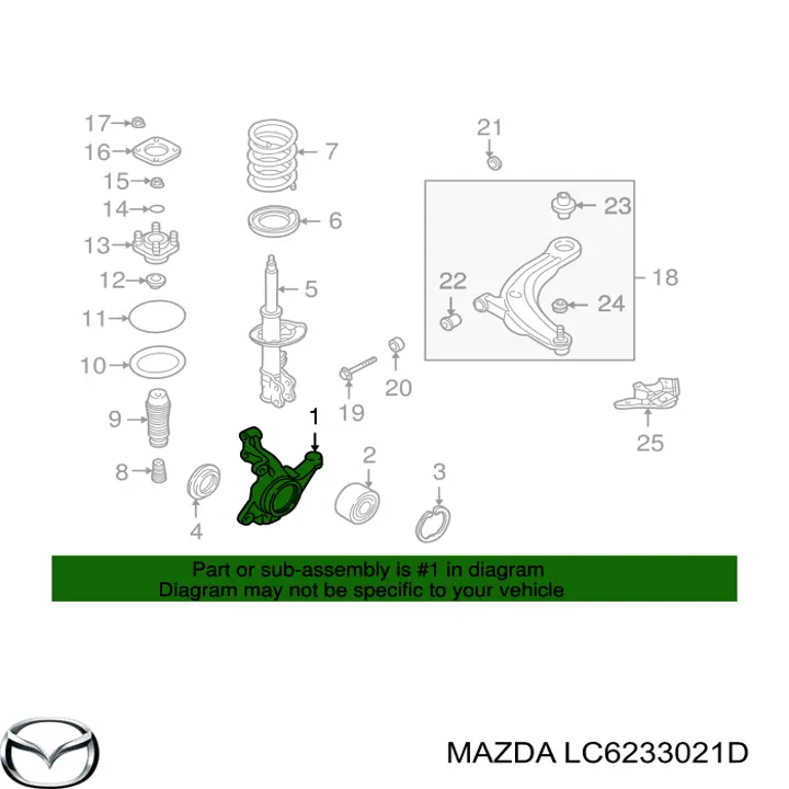 LC6233021D Mazda