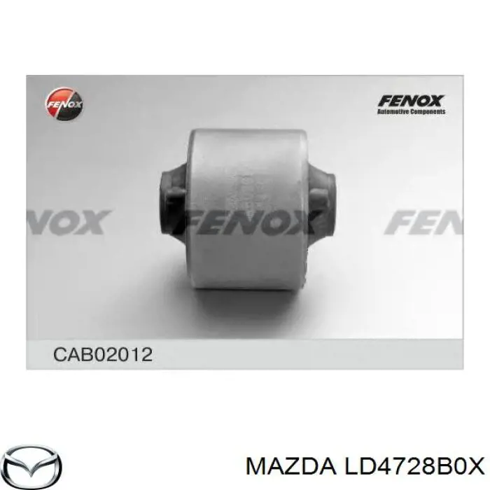 LD4728B0X Mazda subchasis trasero soporte motor