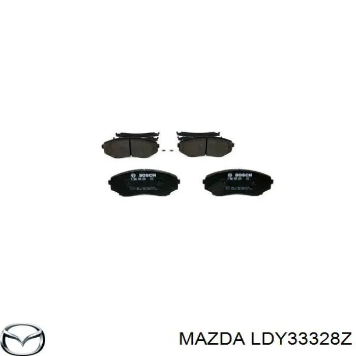 LDY33328Z Mazda pastillas de freno delanteras