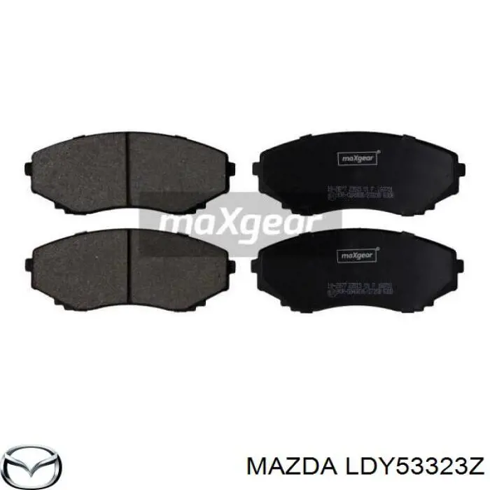 LDY53323Z Mazda pastillas de freno delanteras