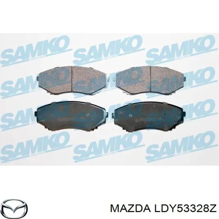 LDY53328Z Mazda pastillas de freno delanteras