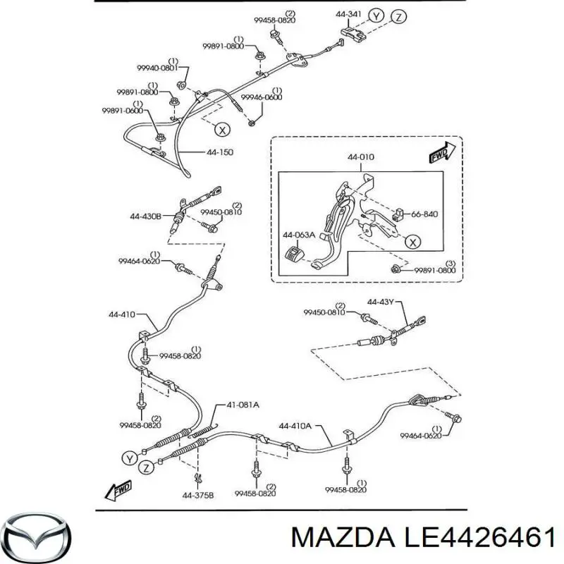  Mazda LE4426461 precio, desde  