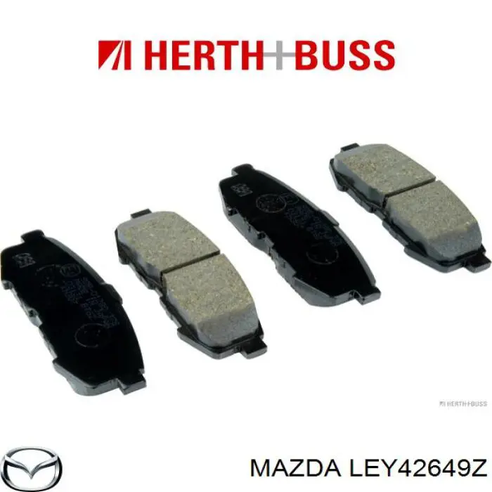 Pastillas traseras de freno Mazda LEY42649Z precio, desde 10,35 EUR