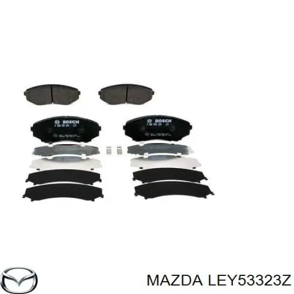 LEY53323Z Mazda pastillas de freno delanteras