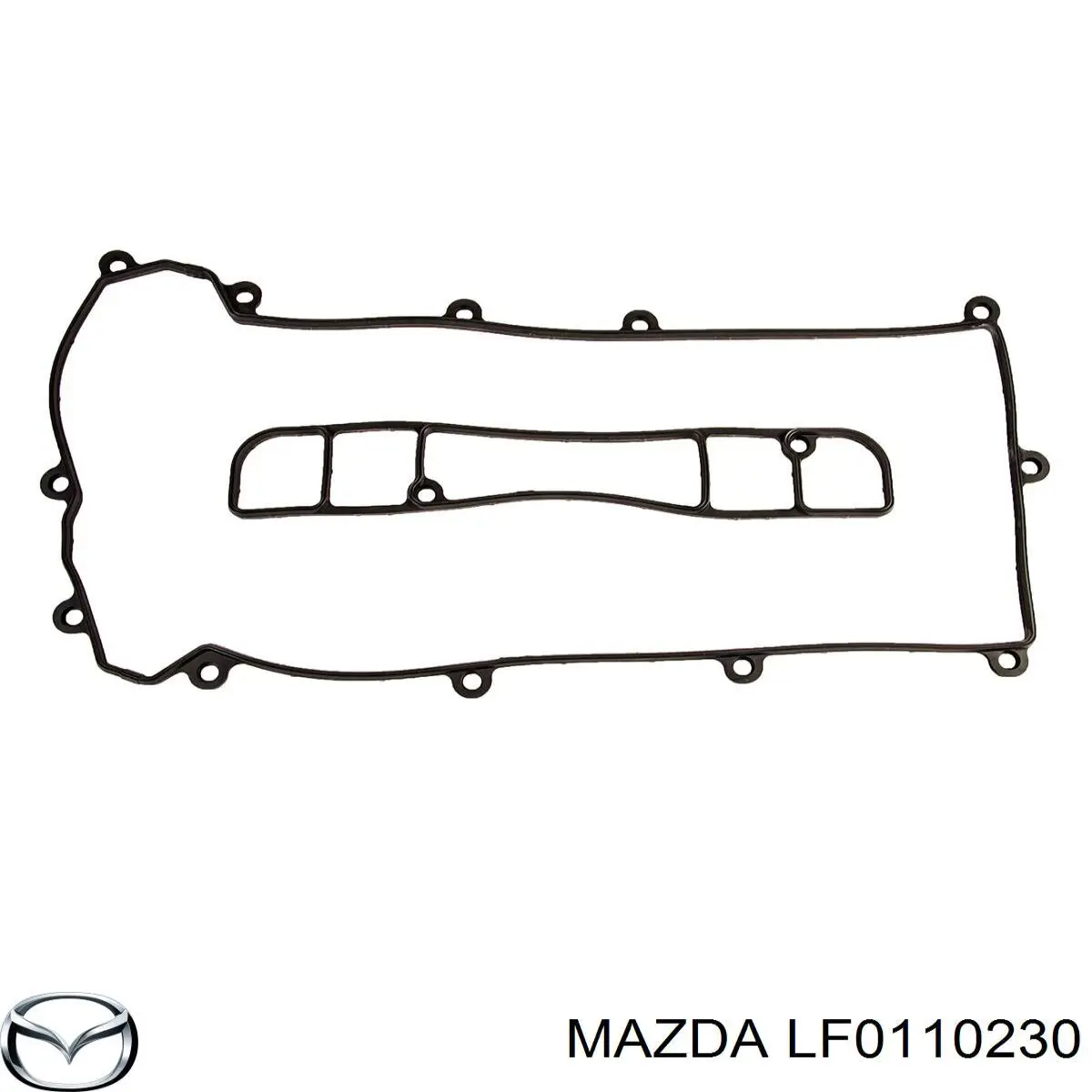 LF0110230 Mazda juego de juntas, tapa de culata de cilindro, anillo de junta