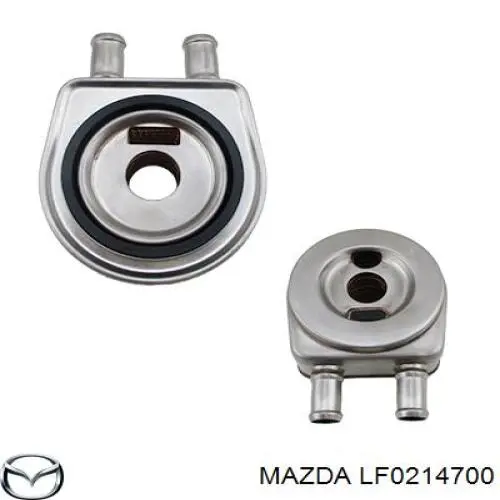 Radiador de aceite, bajo de filtro para Mazda 6 (GG)