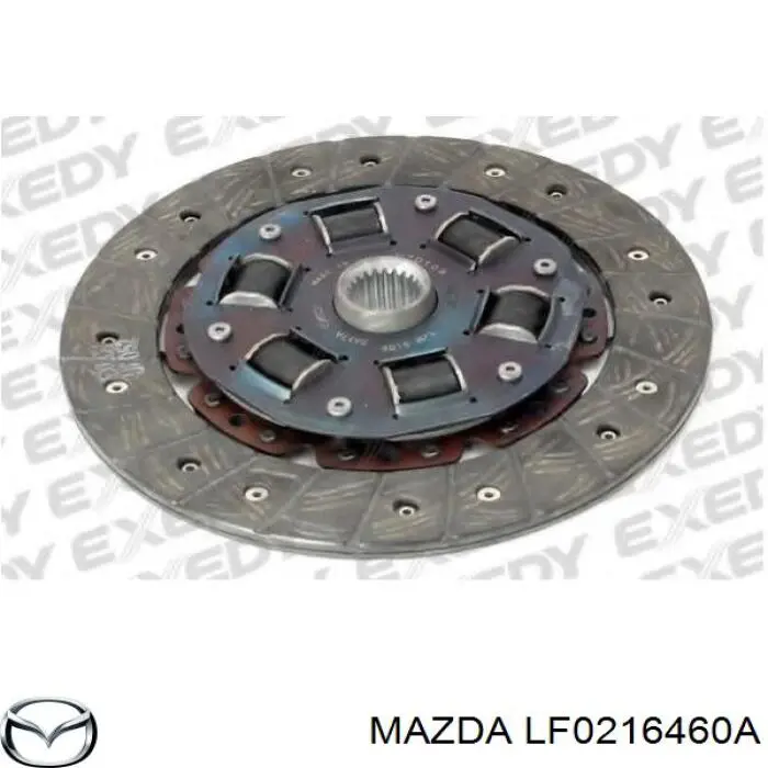 LF0216460A Mazda disco de embrague