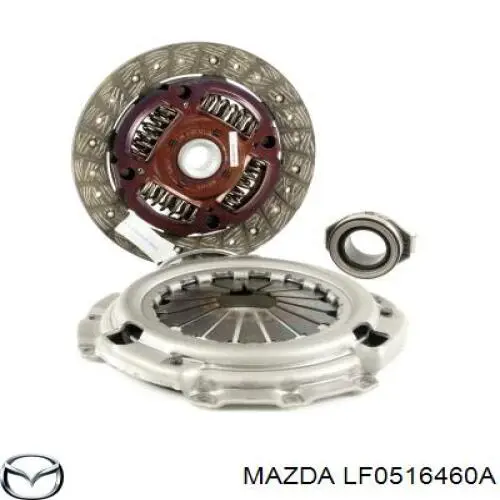 LF0516460A Mazda disco de embrague