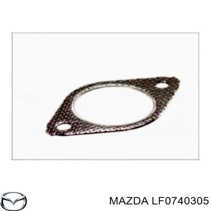 LF0740305 Mazda junta, tubo de escape silenciador