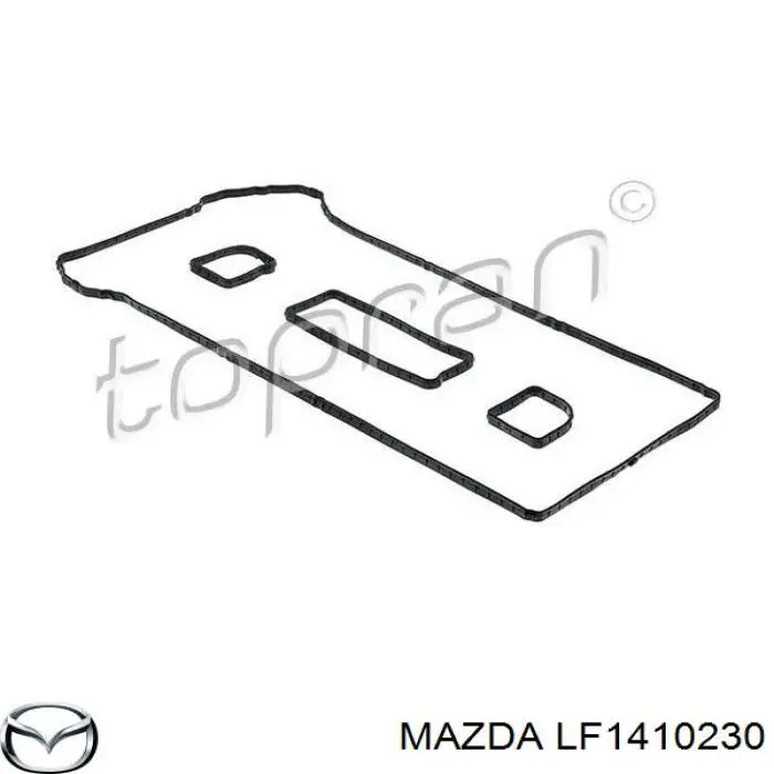 LF1410230 Mazda juego de juntas, tapa de culata de cilindro, anillo de junta