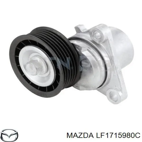 LF17-15-980C Mazda tensor de correa, correa poli v