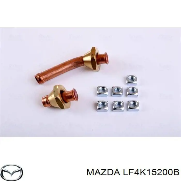 LF4K15200B Mazda radiador refrigeración del motor