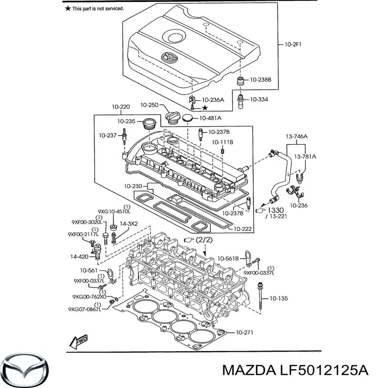 LF5012125A Mazda 
