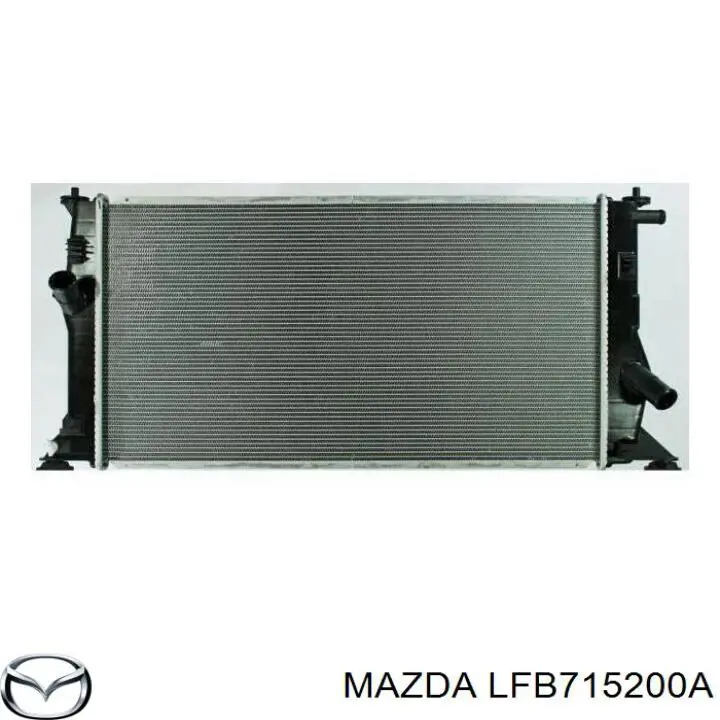 LFB715200A Mazda radiador